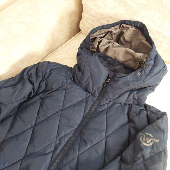 Moosejaw Jackets & Blazers - NEW! Moosejaw Women's Down Mid Length Quilted‎ Jacket Midnight Size Small $139